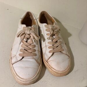 Lucky Brand White Leather Sneakers
